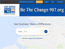 Tablet Screenshot of bethechange907.org